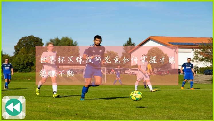 世界杯买球技巧究竟如何掌握才能稳赚不赔