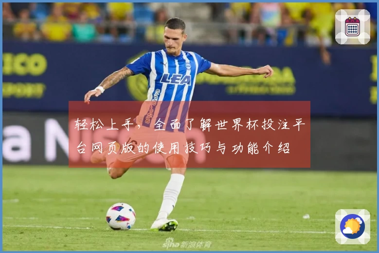 轻松上手，全面了解世界杯投注平台网页版的使用技巧与功能介绍